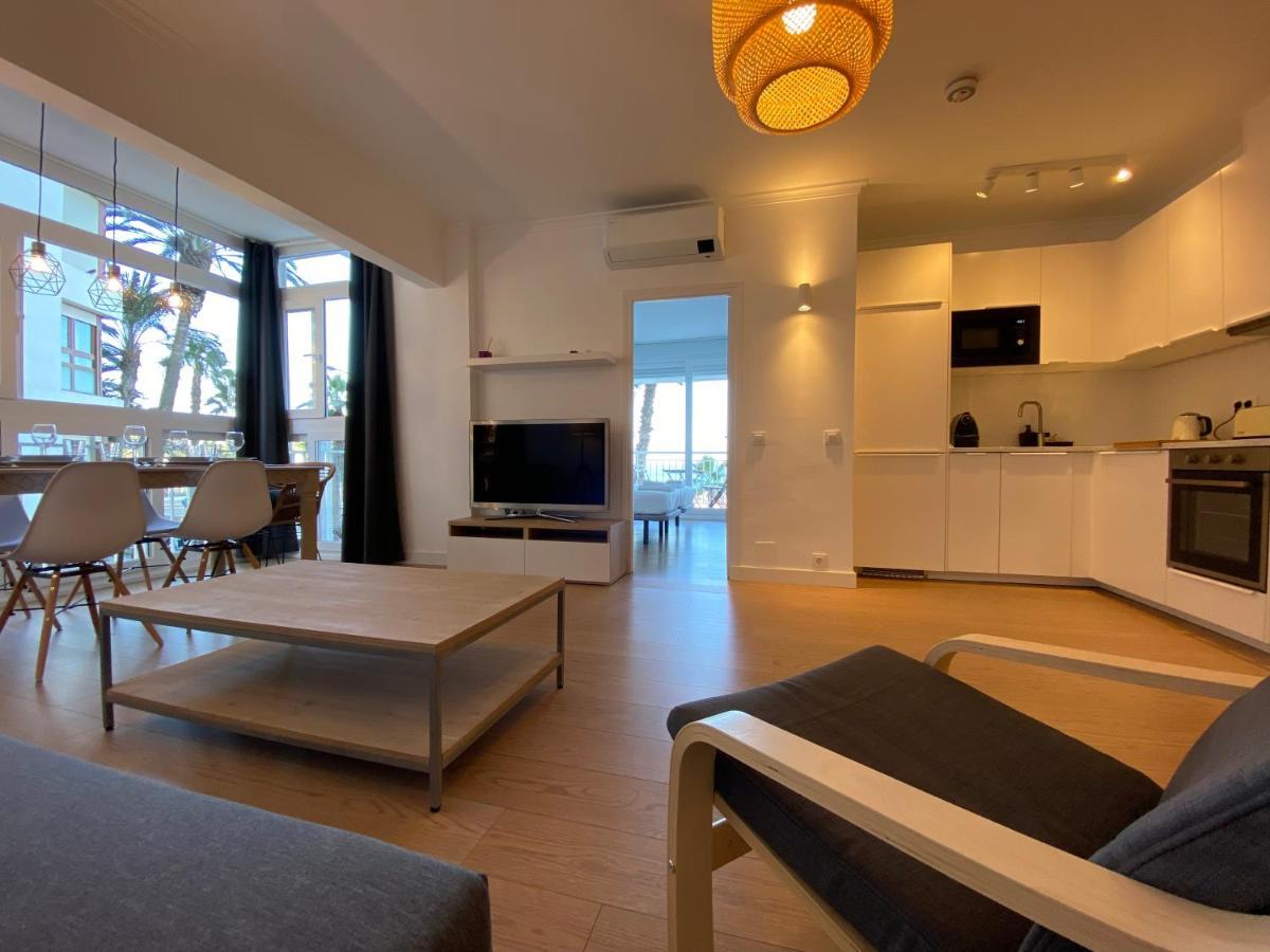 Malagueta Beach Front Mediterranean Apartment Málaga Dış mekan fotoğraf